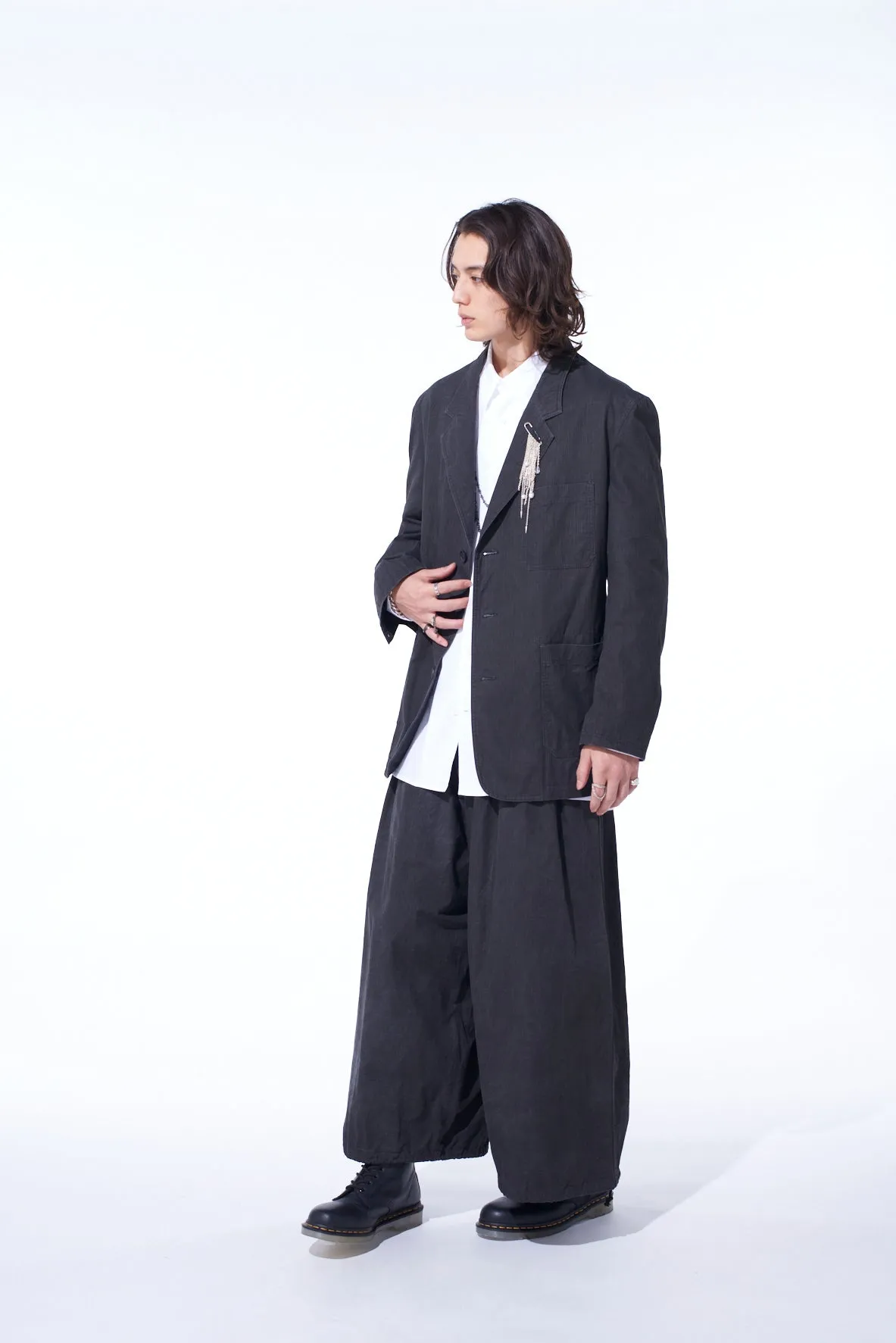 PIGMENT PRINT RIPSTOP WORK JACKET sold by Yohji Yamamoto product image thumbnail 3