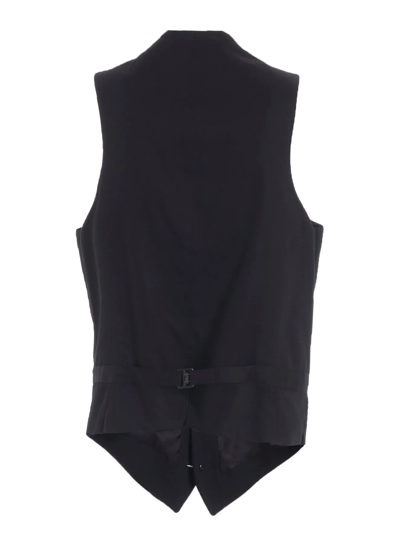 WOOL GABARDINE ZIP POCKET VEST sold by Yohji Yamamoto product image thumbnail 3