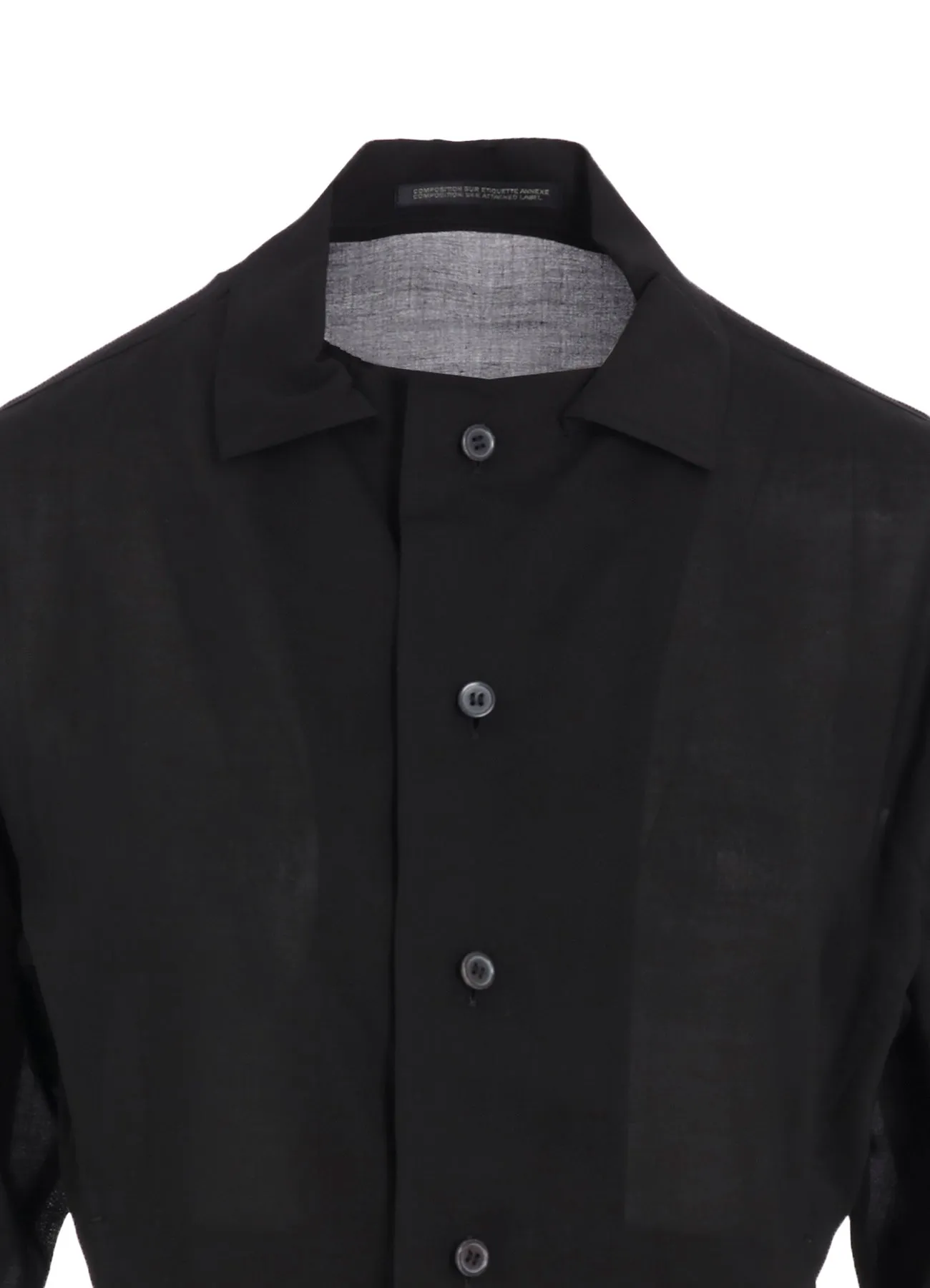 CELLULOSE LAWN PANELED SHORT BLOUSE sold by Yohji Yamamoto product image thumbnail 5