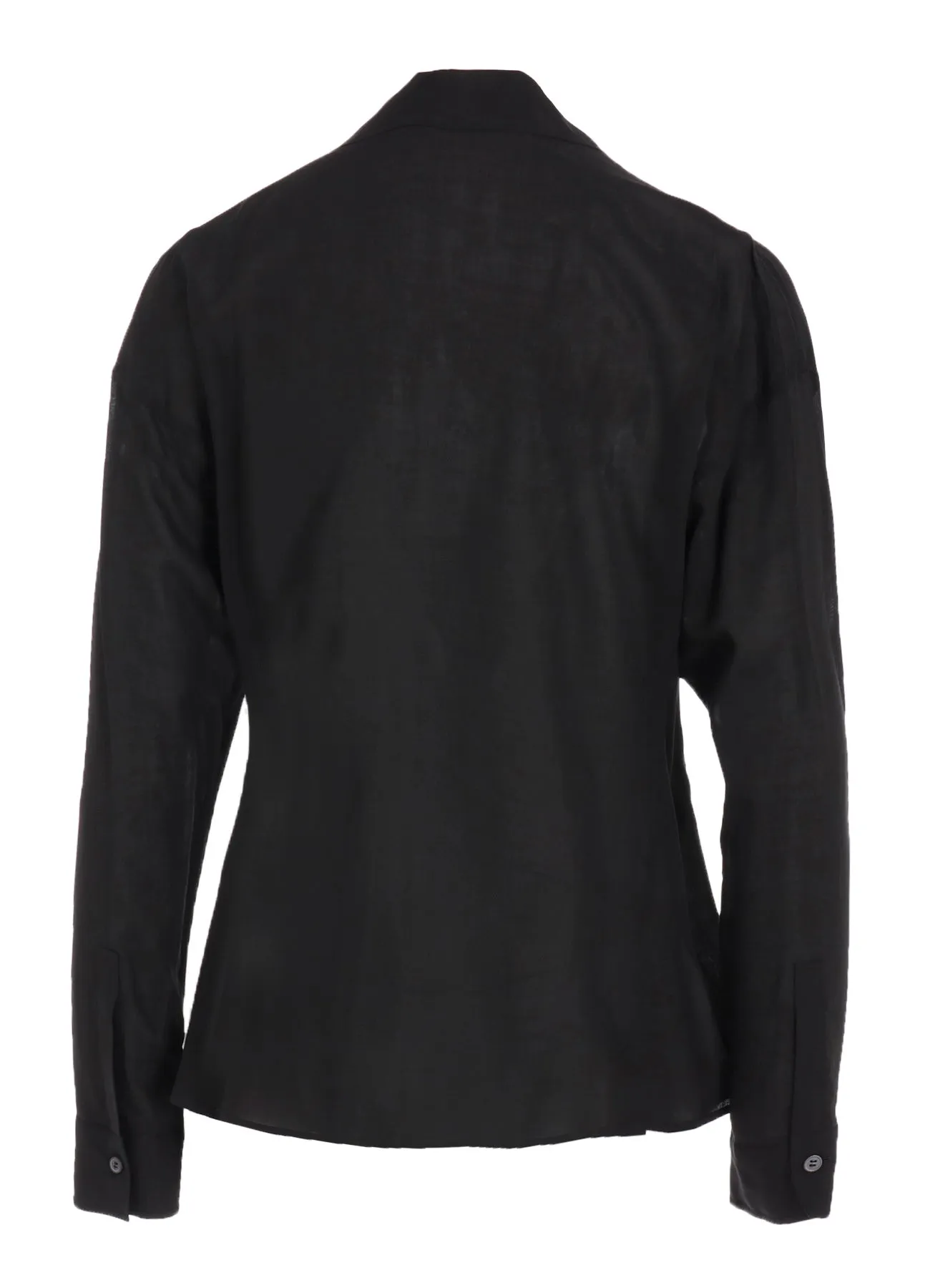 CELLULOSE LAWN PANELED SHORT BLOUSE sold by Yohji Yamamoto product image thumbnail 4