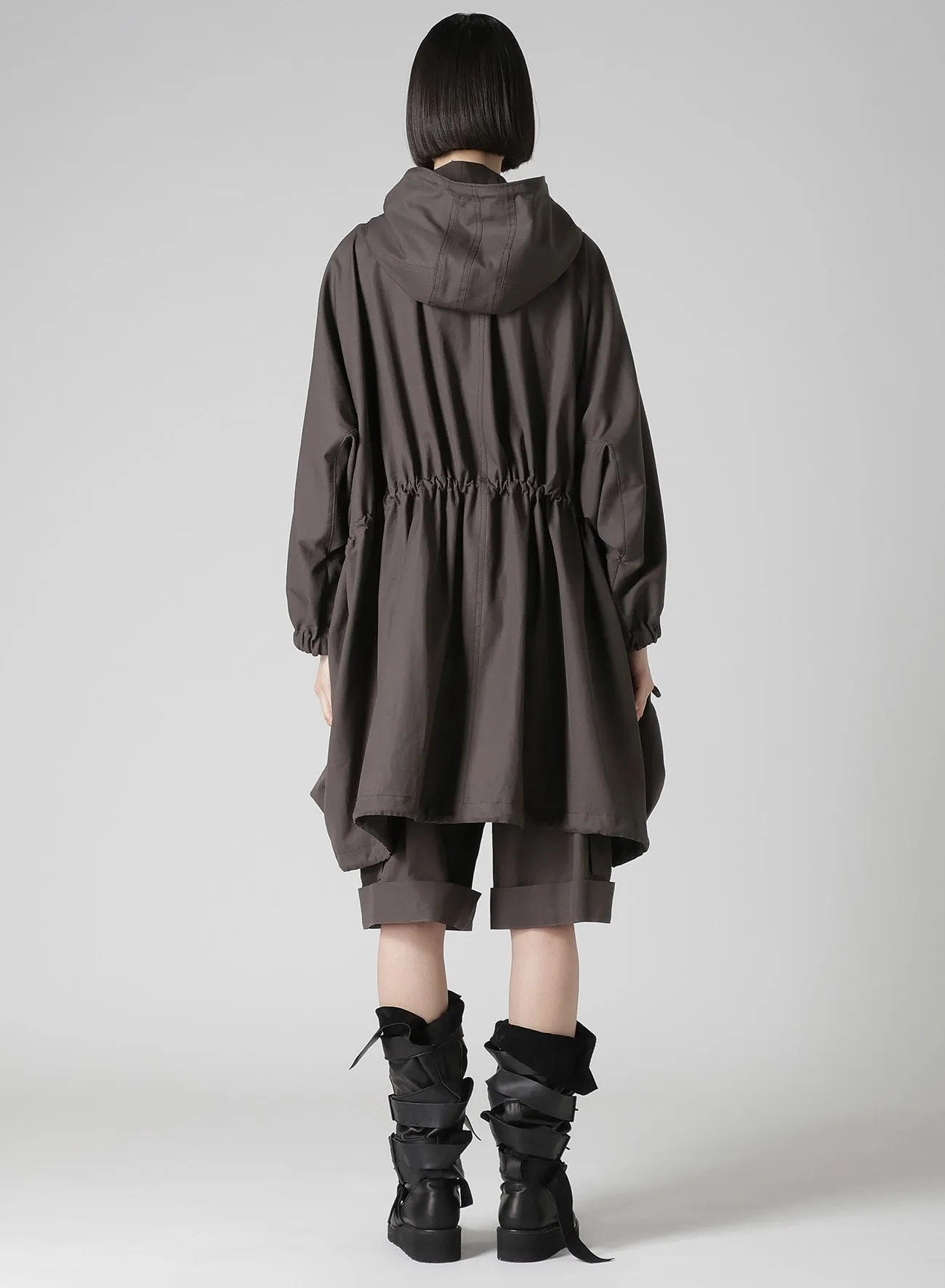 S HIGH-TWISTED GABARDINE DOLMAN SLV COAT sold by Yohji Yamamoto product image thumbnail 5