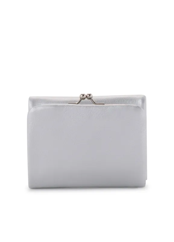 FOIL LEATHER TRIFOLD PUFFY WALLET made by Yohji Yamamoto