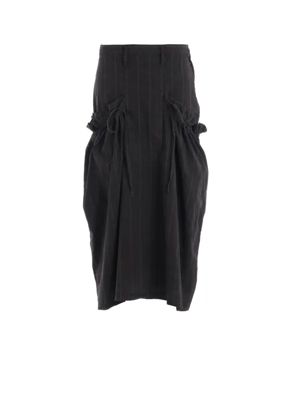 COTTON PLAID GATHER CLOTH S sold by Yohji Yamamoto