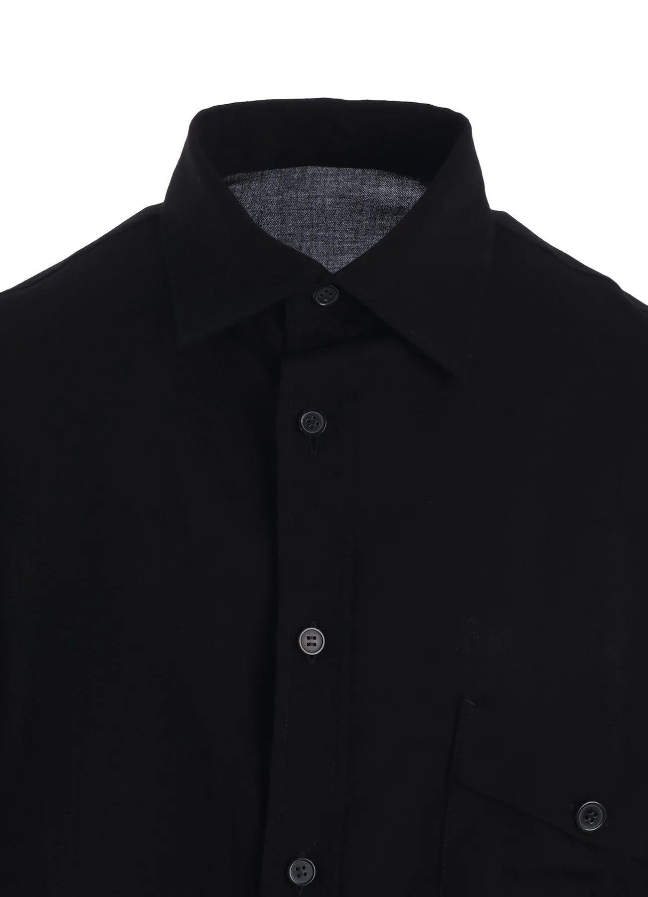COTTON VOILE VIYELLA DOLMAN SLEEVE SHIRT sold by Yohji Yamamoto product image thumbnail 5