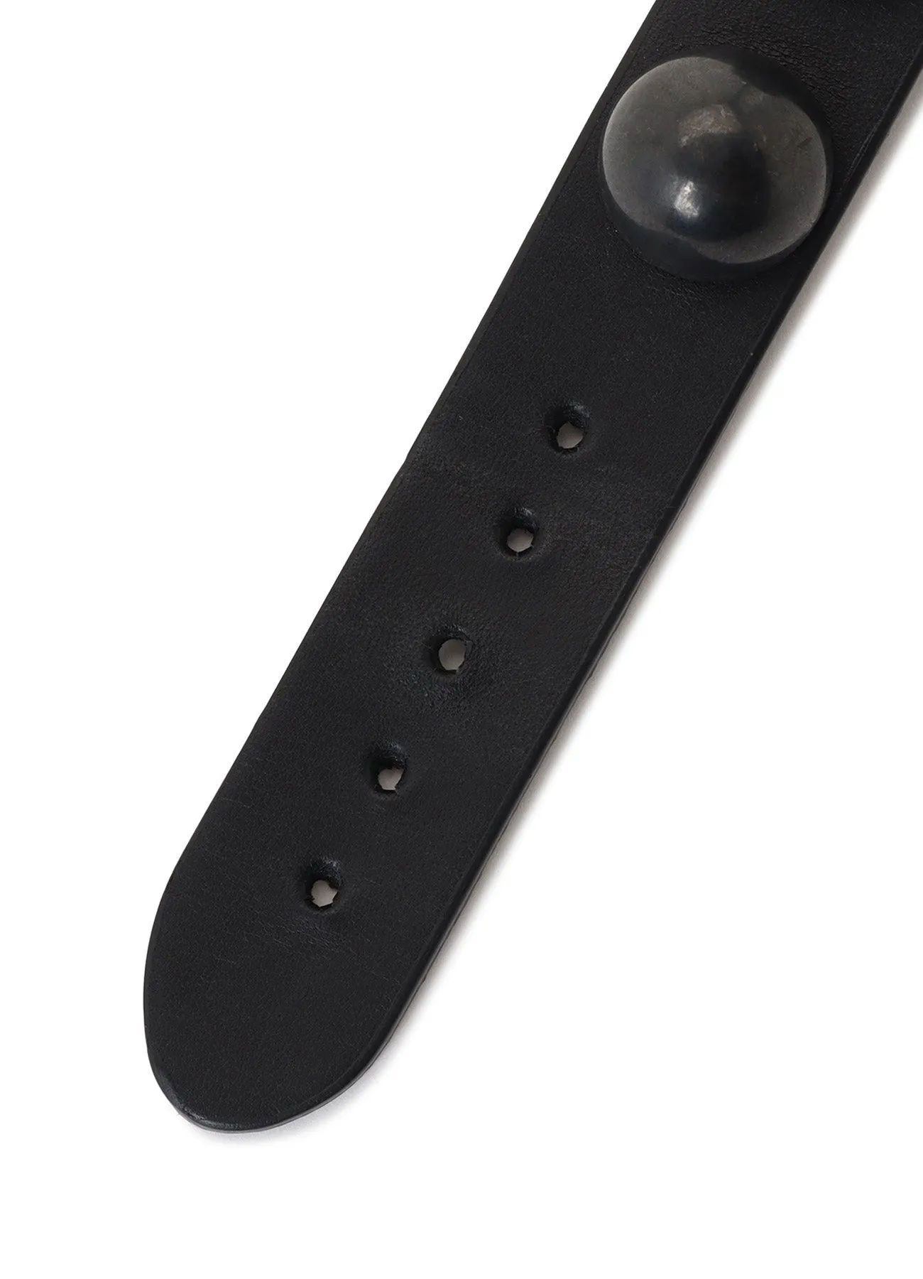 SEMIGLOSS LEATHER STUDS BRACELET sold by Yohji Yamamoto product image thumbnail 4