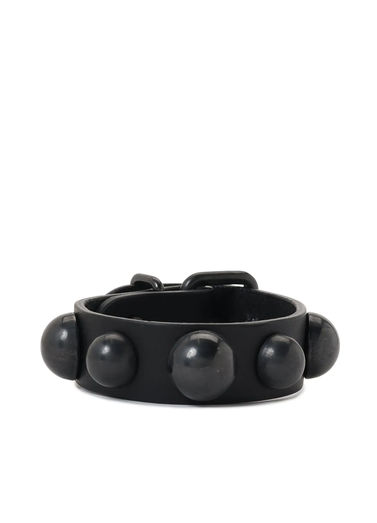 SEMIGLOSS LEATHER STUDS BRACELET sold by Yohji Yamamoto product image thumbnail 2