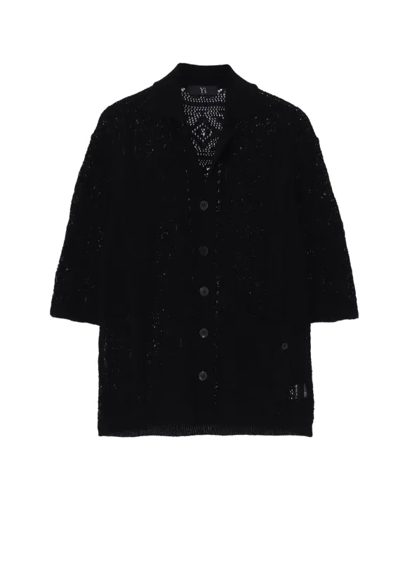 MEXICAN TILE PATTERN KNIT SHIRT sold by Yohji Yamamoto