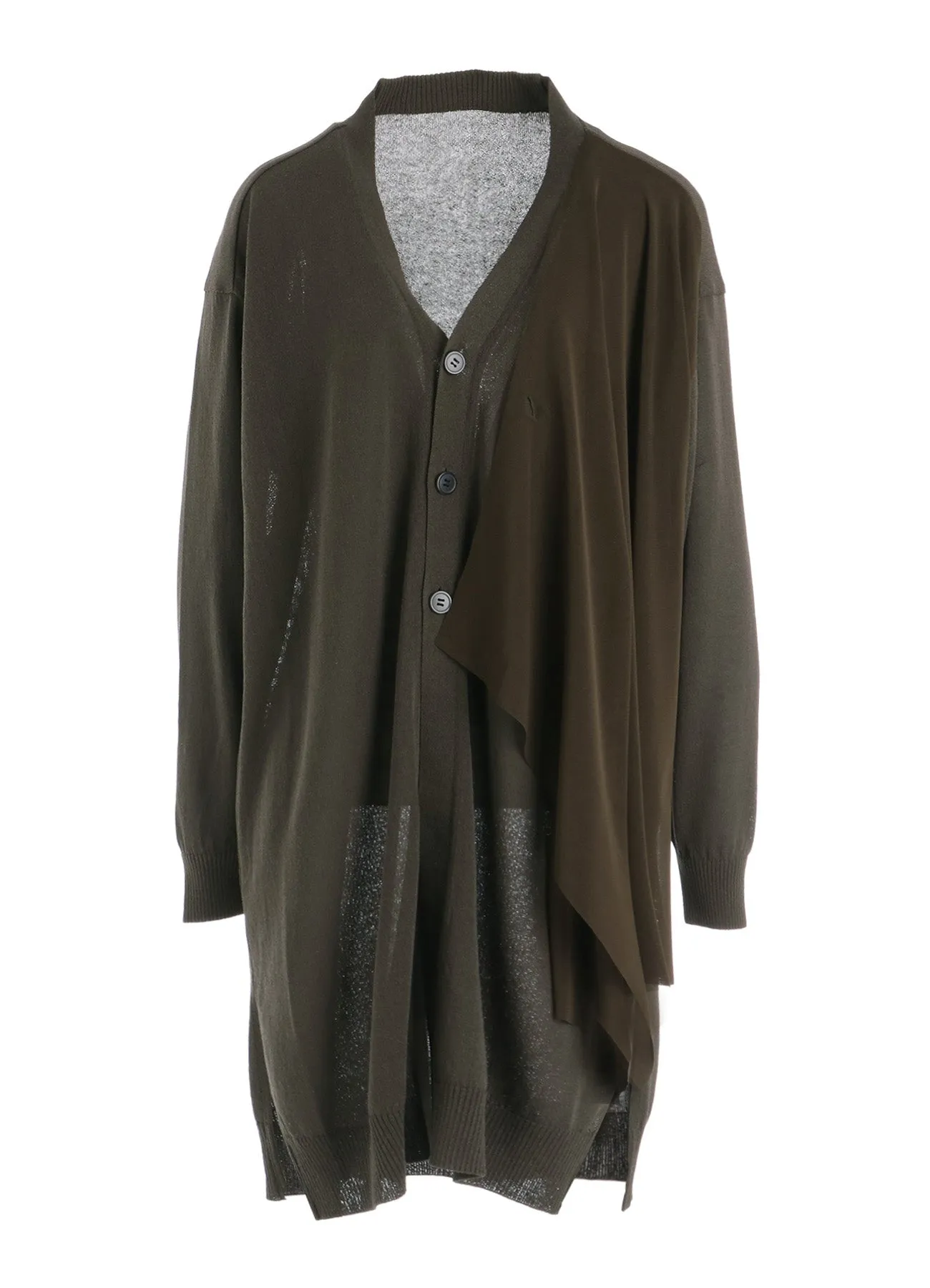 POLYESTER TULLE 2WAY CARDIGAN sold by Yohji Yamamoto product image thumbnail 3