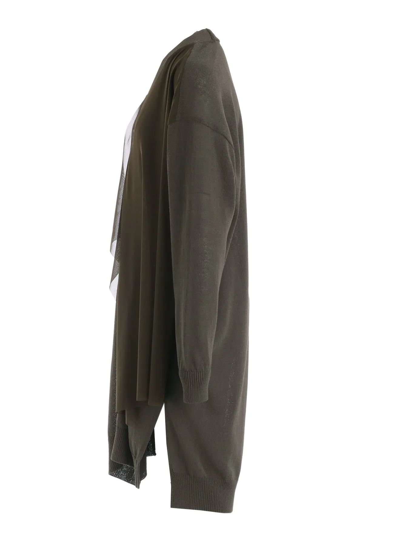 POLYESTER TULLE 2WAY CARDIGAN sold by Yohji Yamamoto product image thumbnail 4