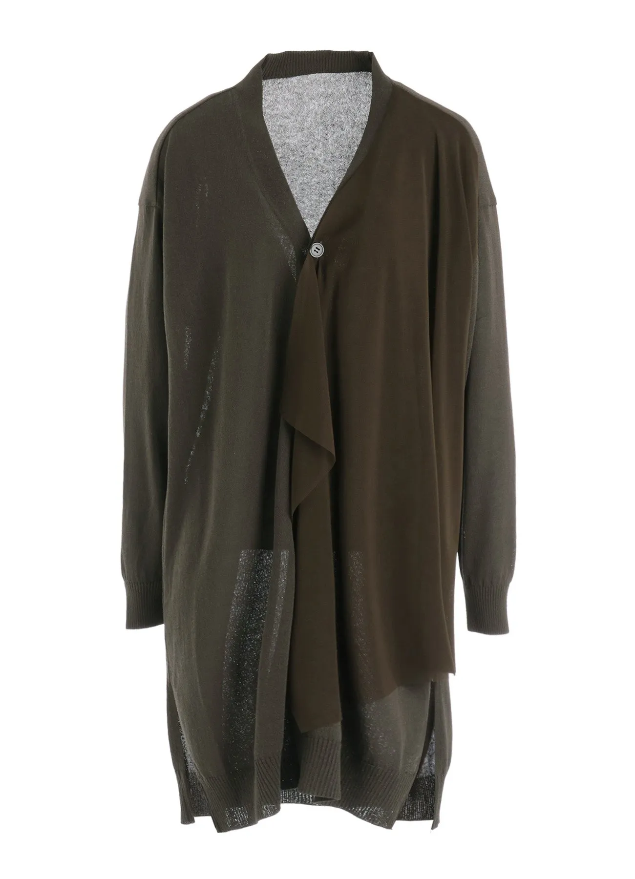 POLYESTER TULLE 2WAY CARDIGAN sold by Yohji Yamamoto product image thumbnail 2