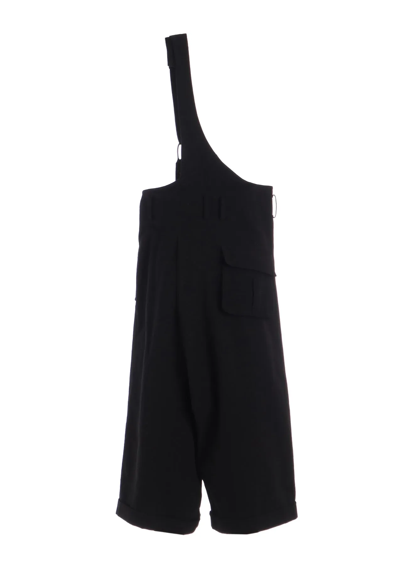 COTTON FLAX GABARDINE CENTER TUCK PANTS sold by Yohji Yamamoto product image thumbnail 3