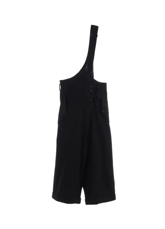 COTTON FLAX GABARDINE CENTER TUCK PANTS sold by Yohji Yamamoto