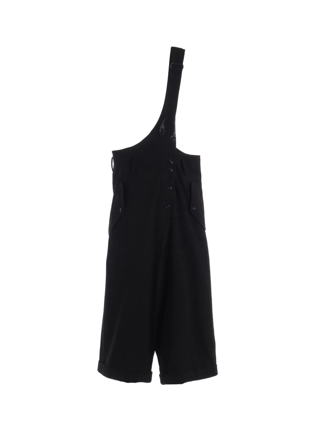 COTTON FLAX GABARDINE CENTER TUCK PANTS sold by Yohji Yamamoto