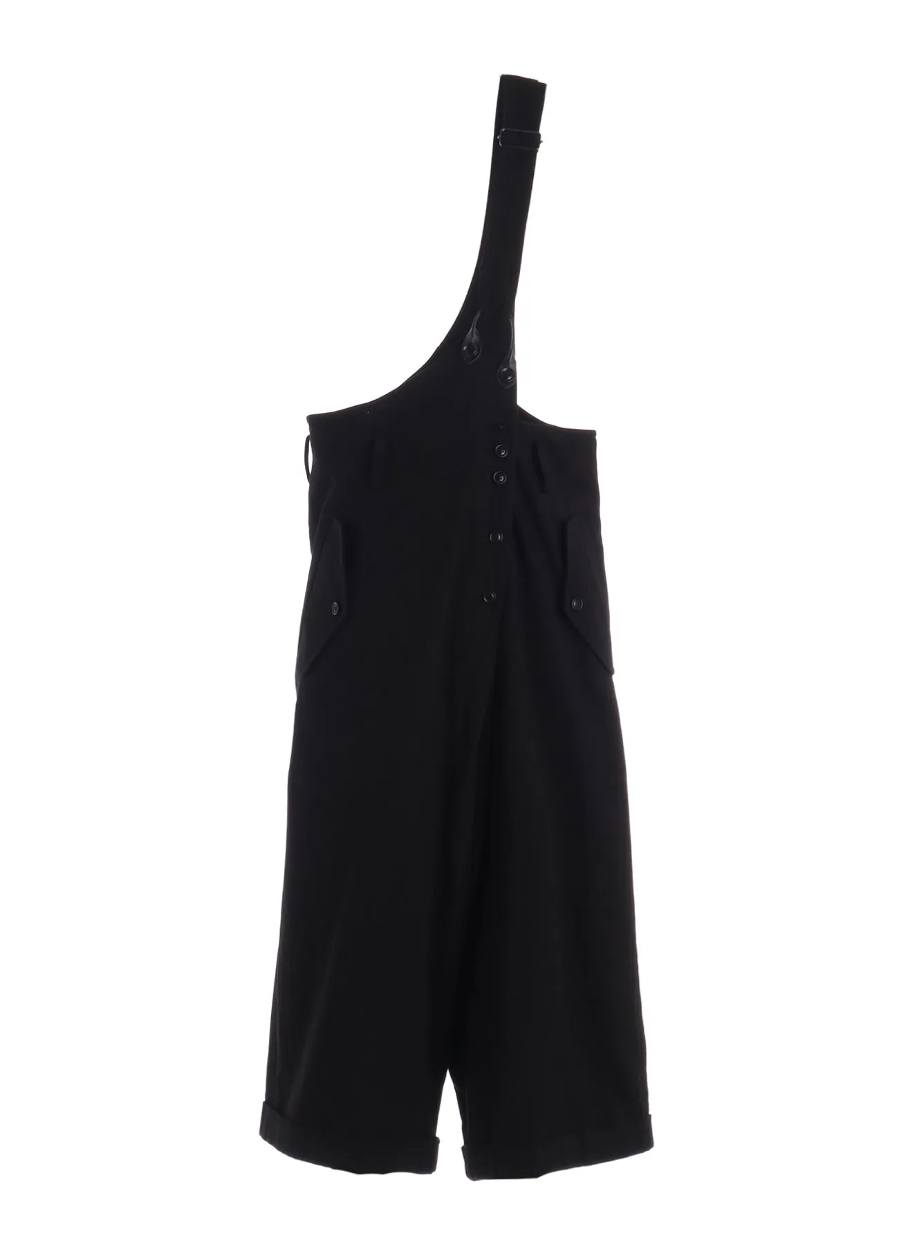 COTTON FLAX GABARDINE CENTER TUCK PANTS sold by Yohji Yamamoto product image thumbnail 2