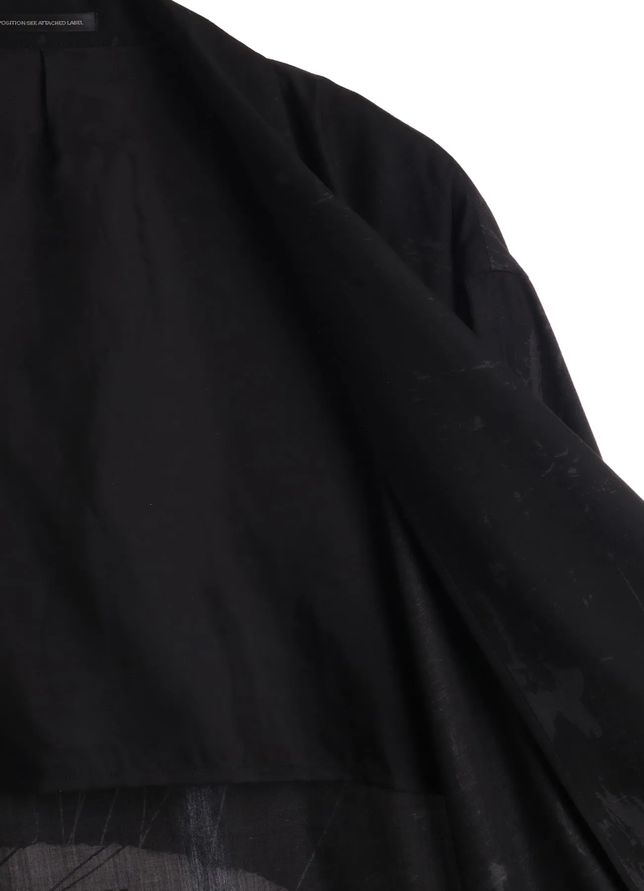 CU/DUNGAREE LIGHT TWILL BIG JACKET sold by Yohji Yamamoto product image thumbnail 4