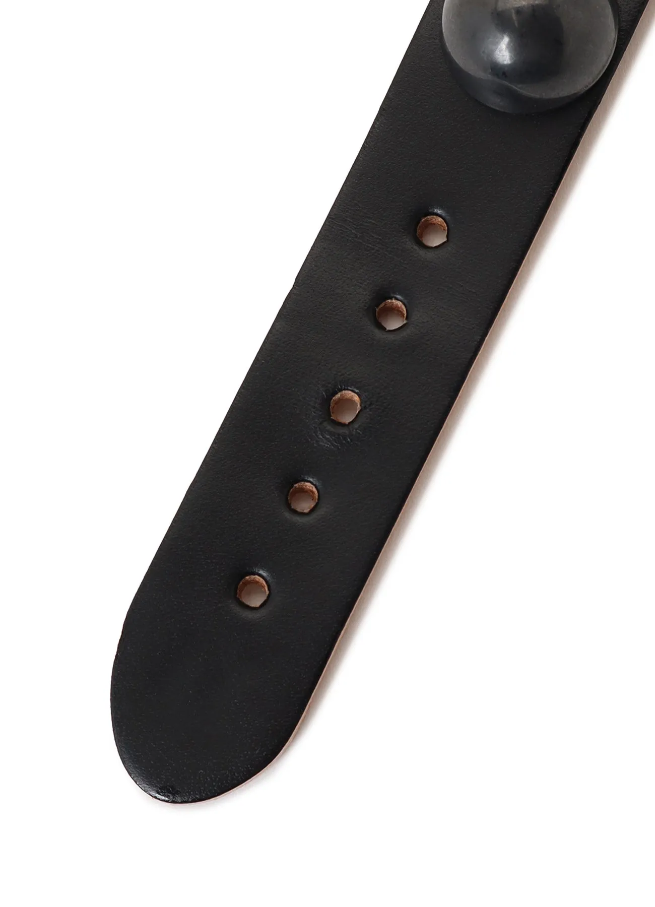 SEMIGLOSS LEATHER STUDS BRACELET sold by Yohji Yamamoto product image thumbnail 4