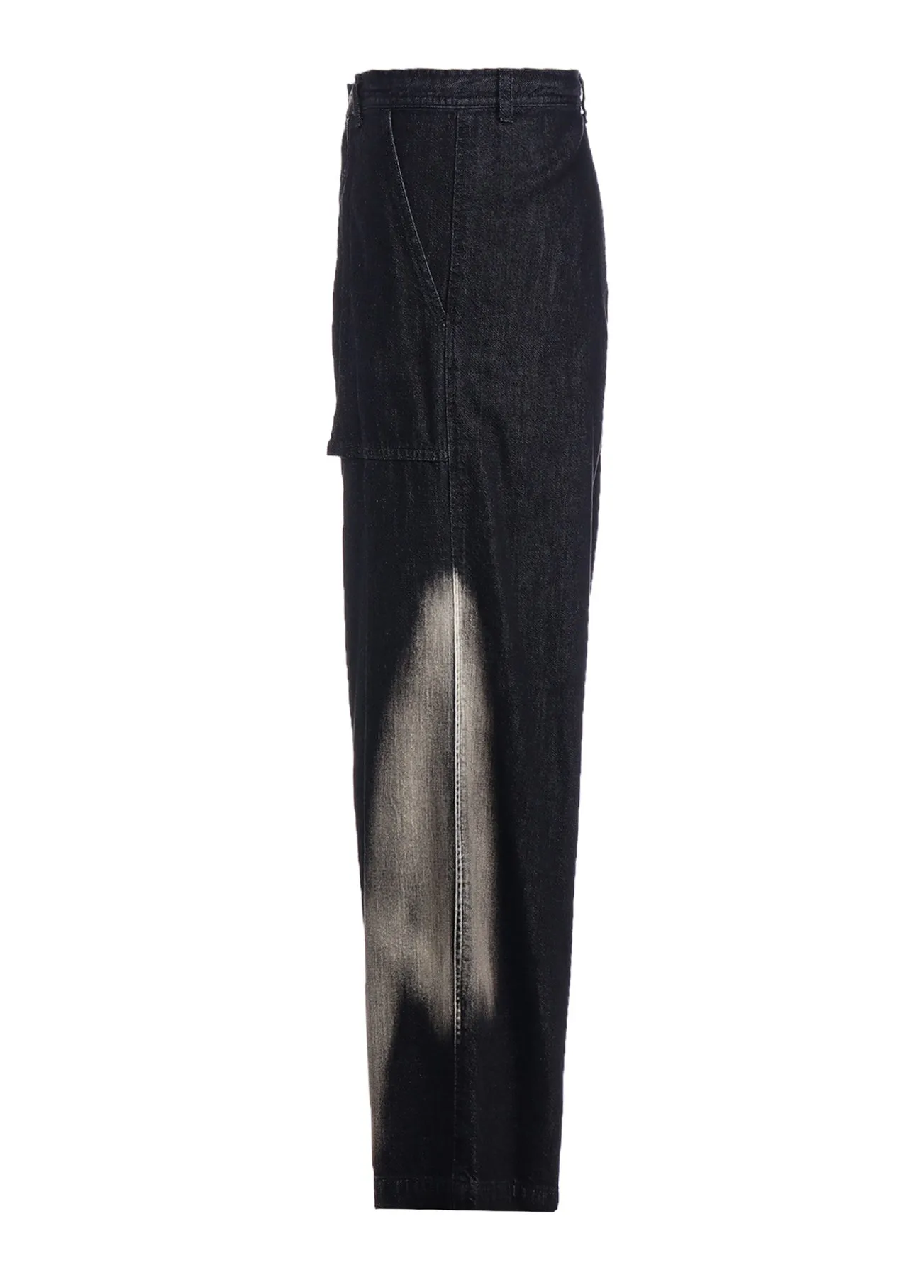C/ SPOTTED DENIM LONG STRAIGHT PANTS sold by Yohji Yamamoto product image thumbnail 3