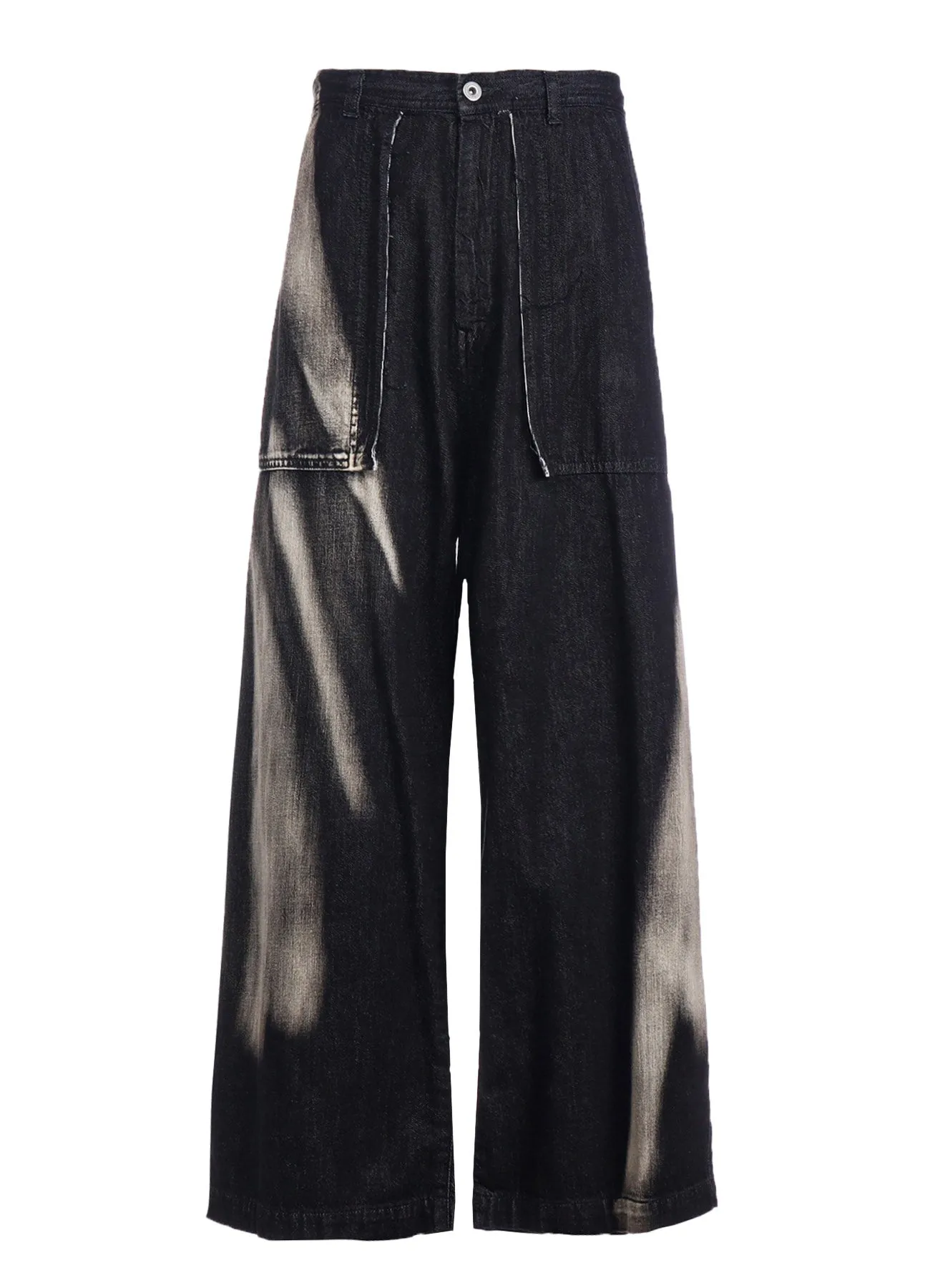 C/ SPOTTED DENIM LONG STRAIGHT PANTS sold by Yohji Yamamoto product image thumbnail 2