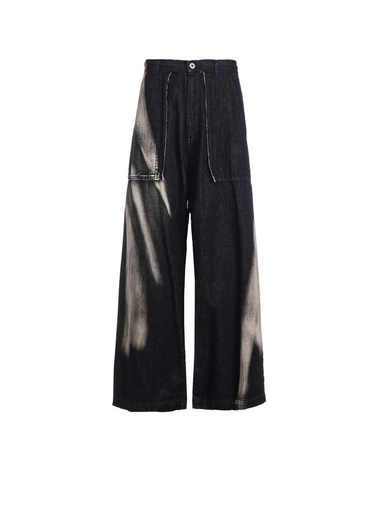 C/ SPOTTED DENIM LONG STRAIGHT PANTS sold by Yohji Yamamoto