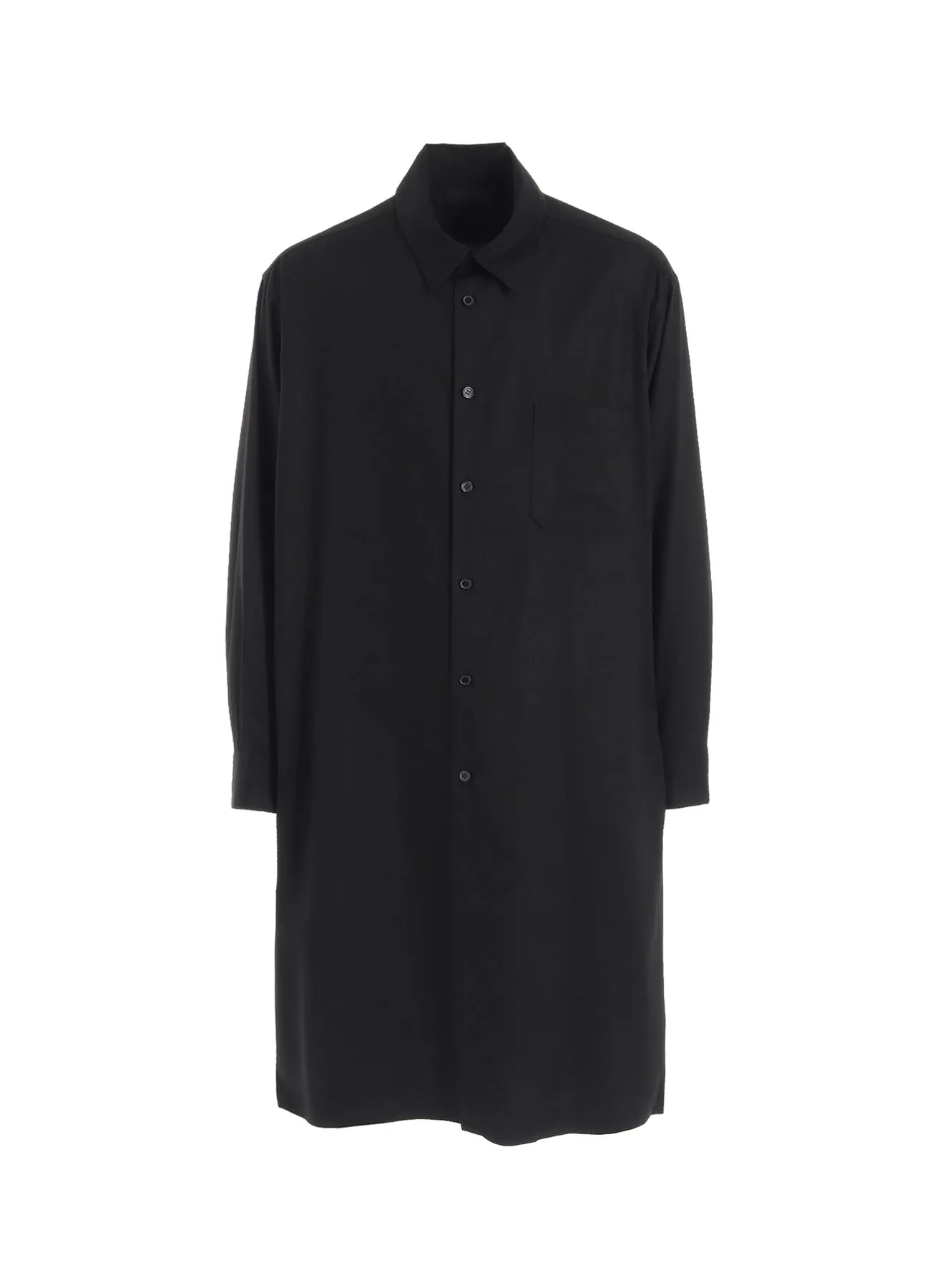 RAYON TWILL LONG SHIRT sold by Yohji Yamamoto