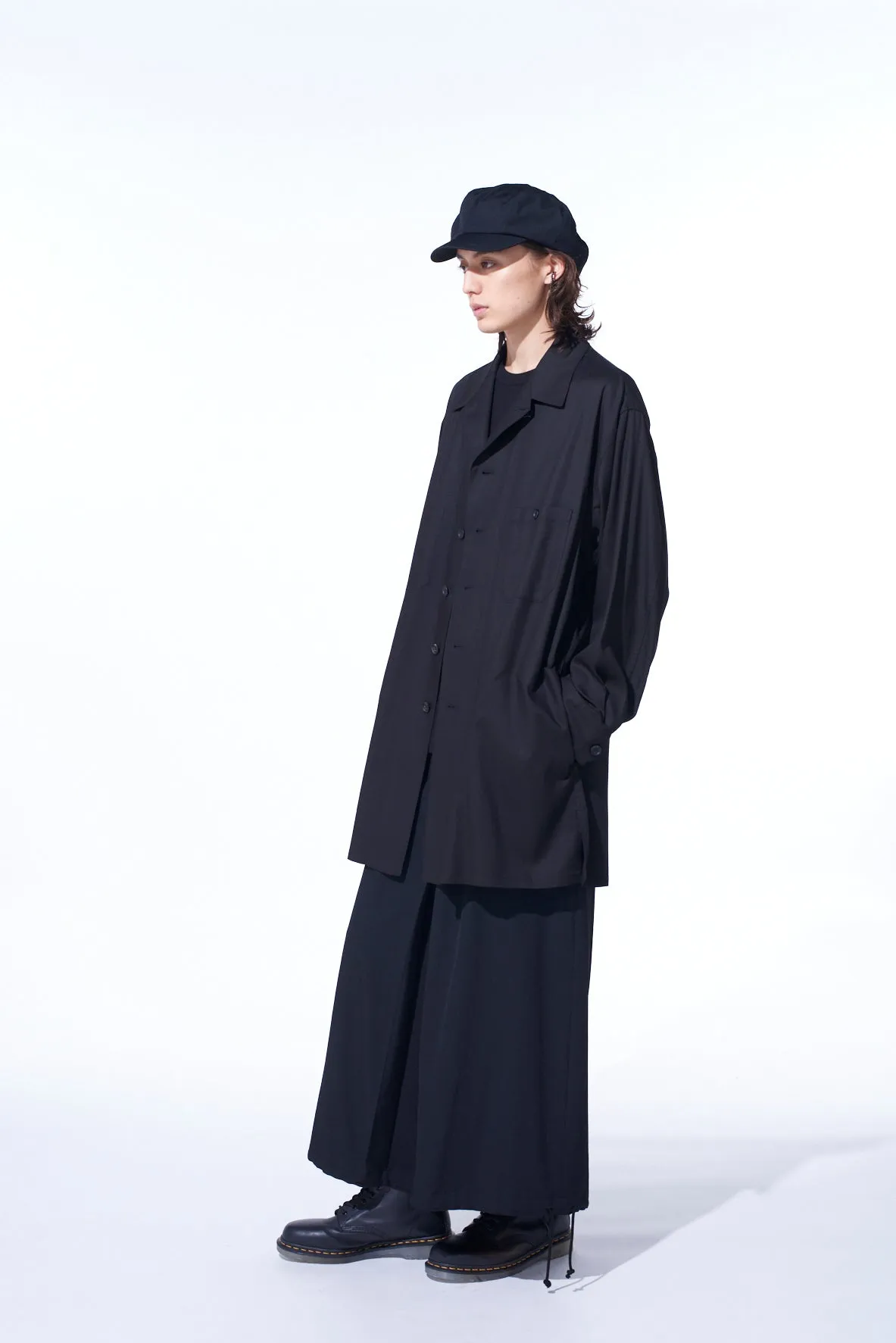 RAYON TWILL SHIRT BLOUSON sold by Yohji Yamamoto product image thumbnail 3
