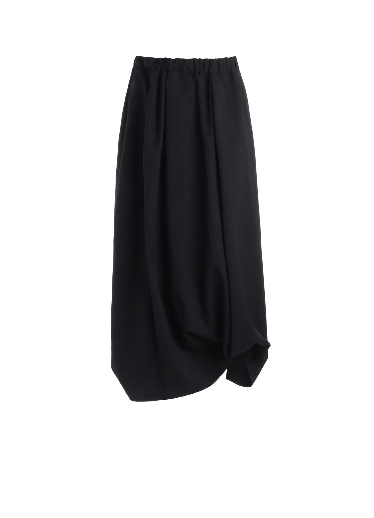 WOOL GABARDINE TUCK SKIRT sold by Yohji Yamamoto