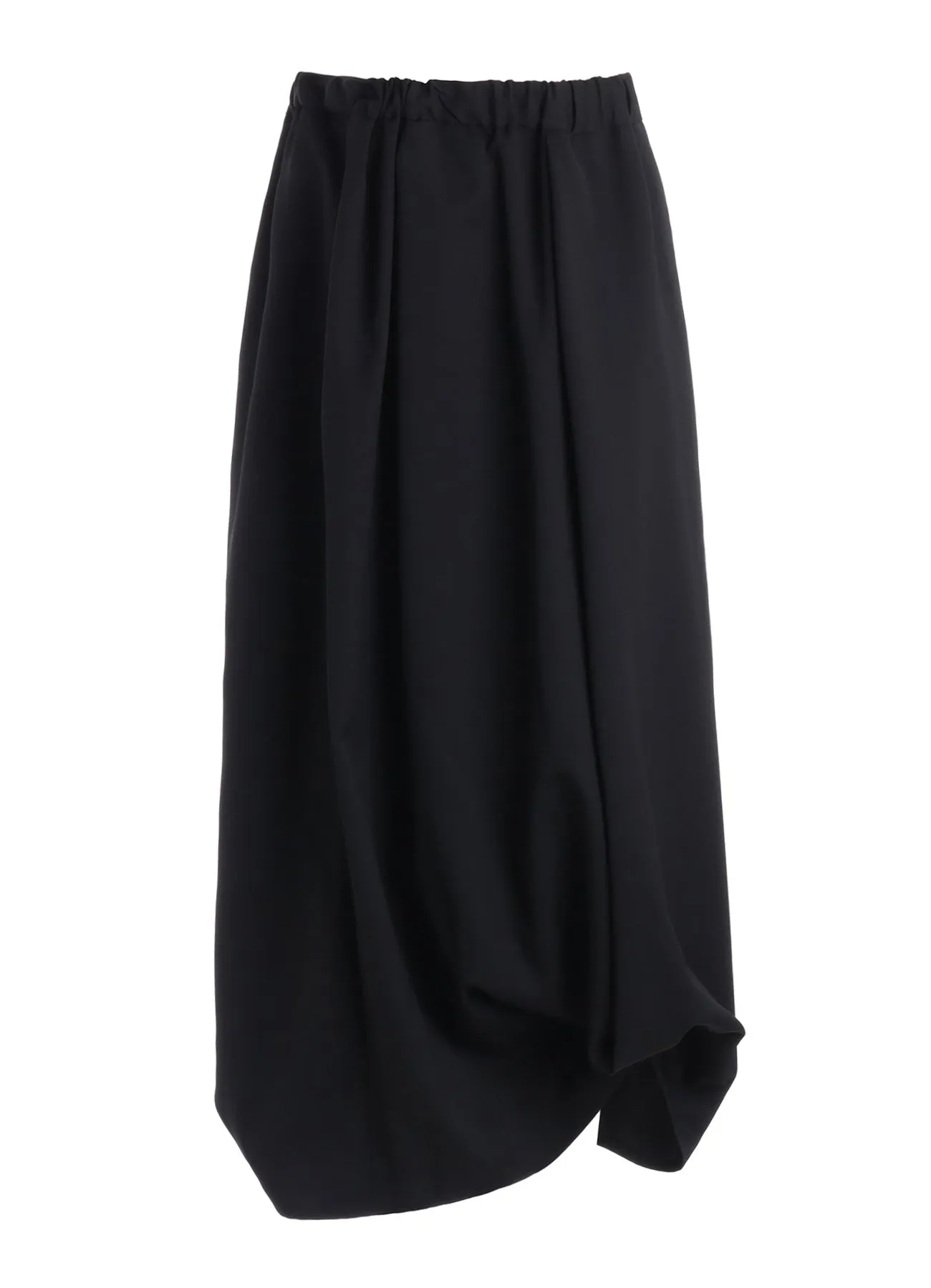WOOL GABARDINE TUCK SKIRT sold by Yohji Yamamoto product image thumbnail 2