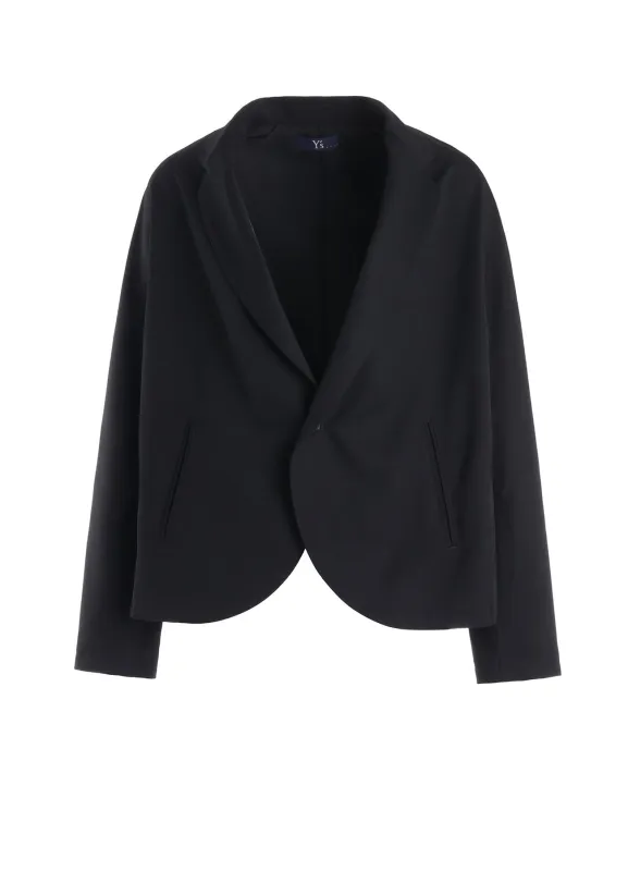 WOOL GABARDINE SET IN SLEEVE JACKET sold by Yohji Yamamoto