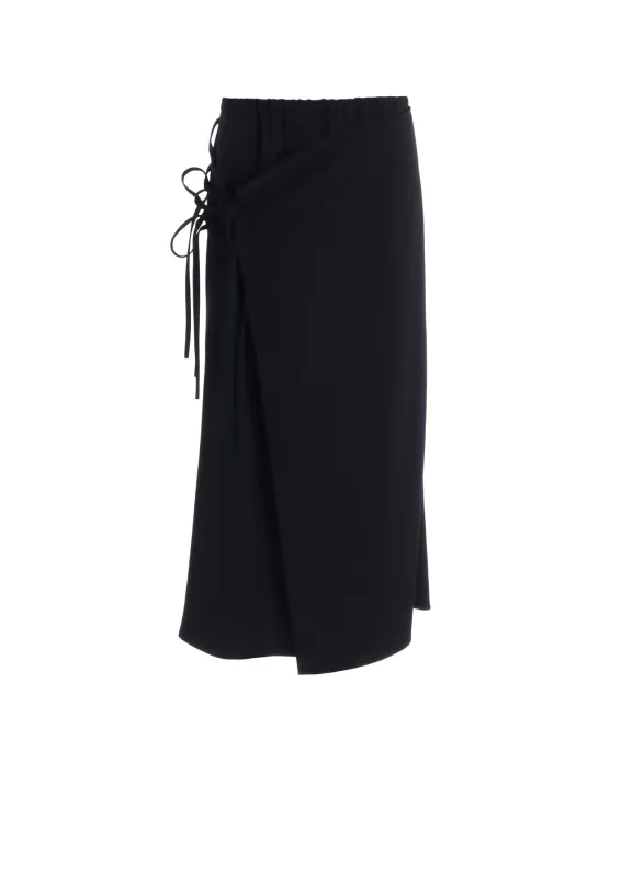 WOOL GABARDINE WRAP SKIRT made by Yohji Yamamoto