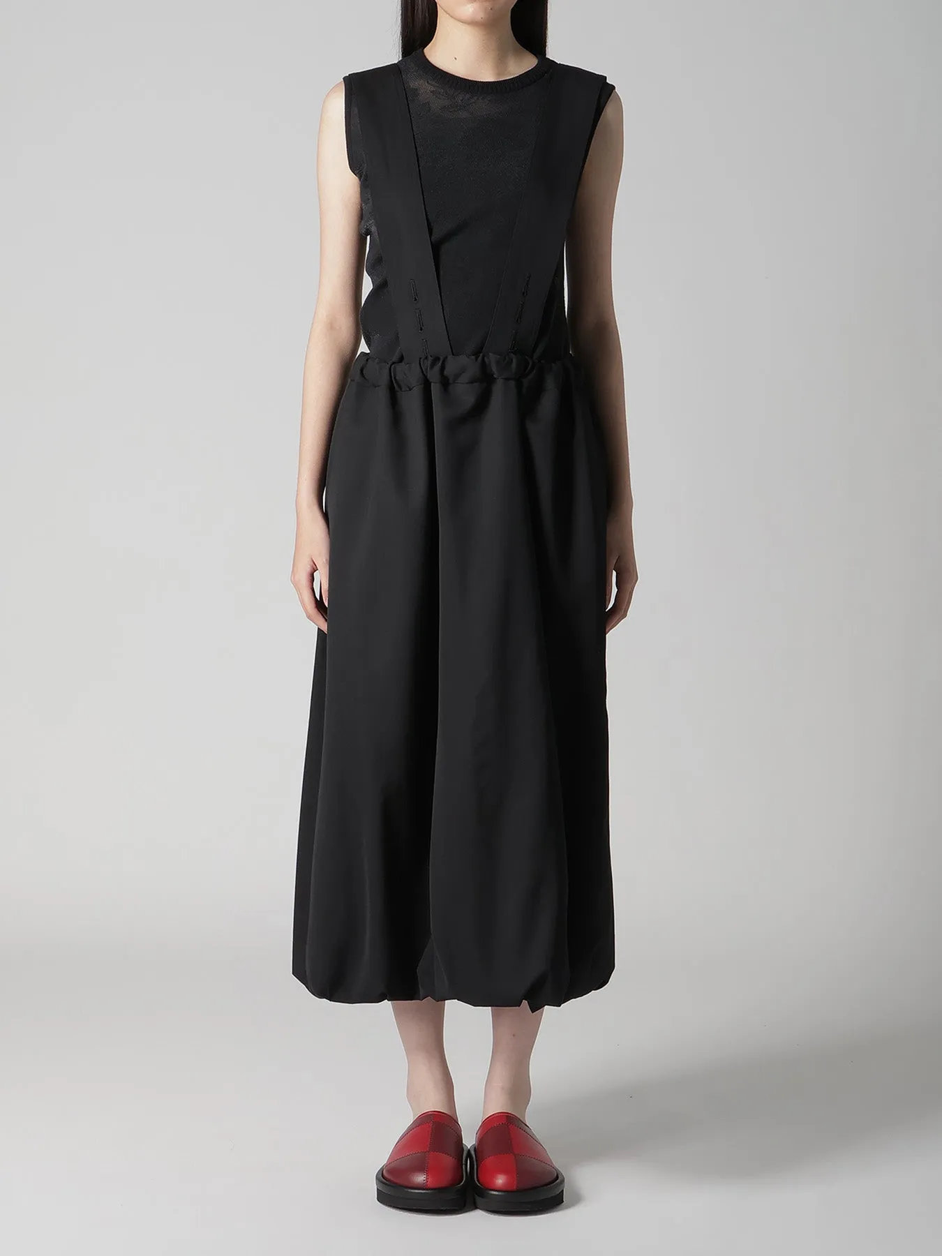 WOOL GABARDINE BALLLON SKIRT sold by Yohji Yamamoto product image thumbnail 4