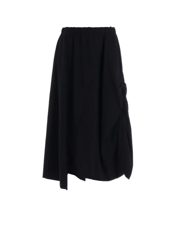 GABARDINE GATHER SKIRT sold by Yohji Yamamoto