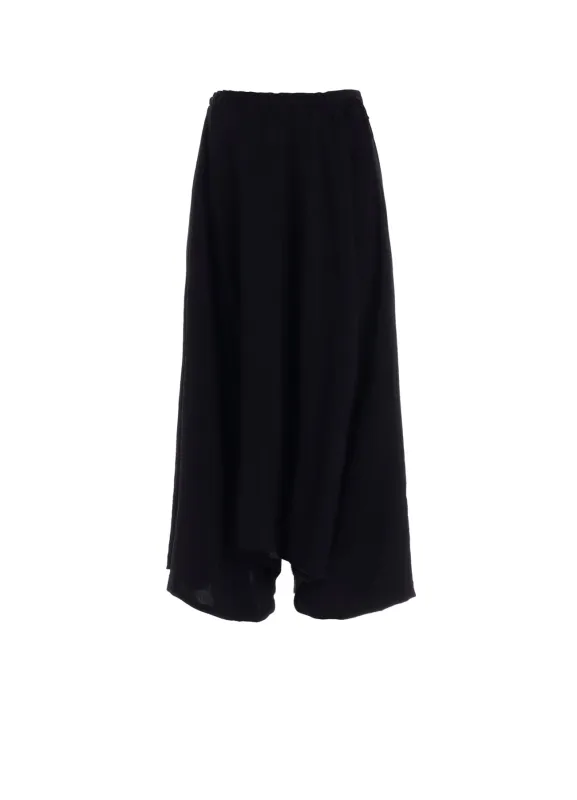 Ta/Pe CREPE DE CHINE TRIANGLE PANTS made by Yohji Yamamoto