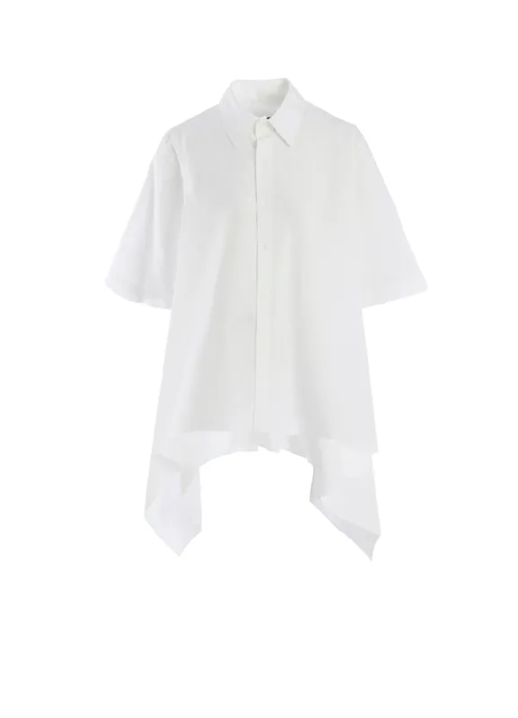 BROAD FLOUNCE SHORT SLV BLOUSE sold by Yohji Yamamoto