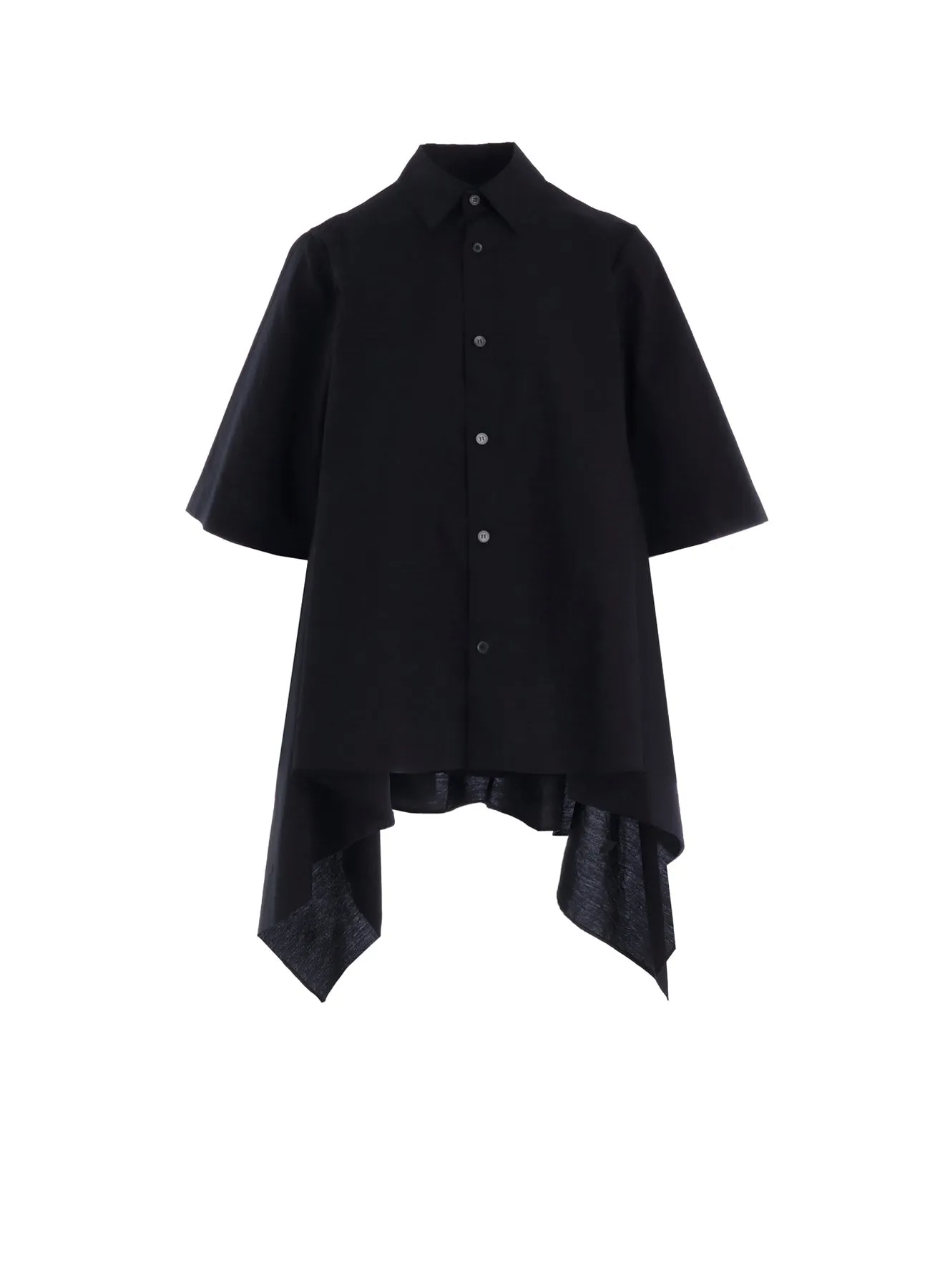 BROAD FLOUNCE SHORT SLV BLOUSE sold by Yohji Yamamoto