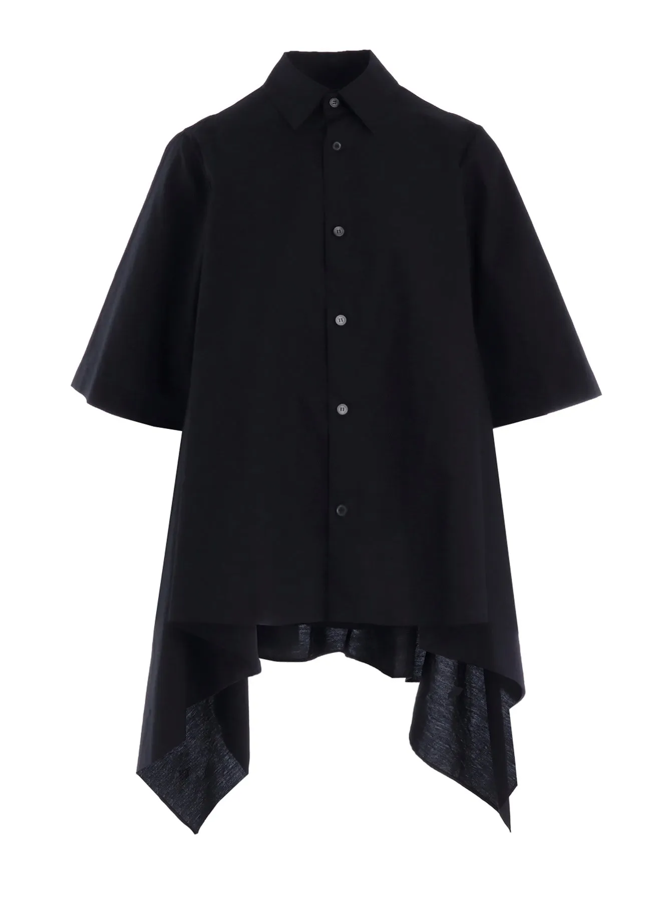 BROAD FLOUNCE SHORT SLV BLOUSE sold by Yohji Yamamoto product image thumbnail 2