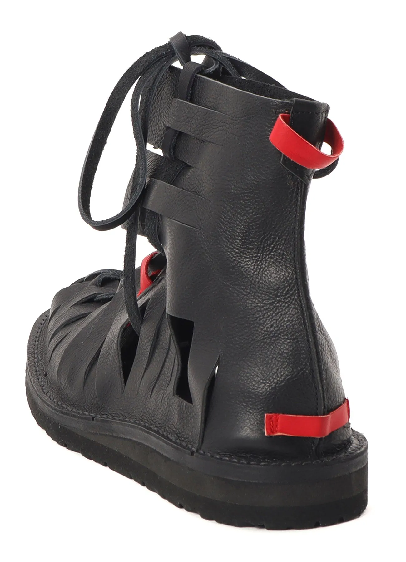 OIL COW LEATHER GLADIATOR BOOTS sold by Yohji Yamamoto product image thumbnail 5