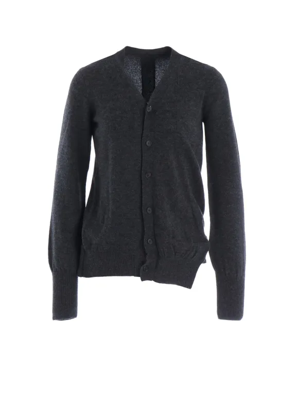 QUARTZ 2/26 TWISTED CARDIGAN sold by Yohji Yamamoto