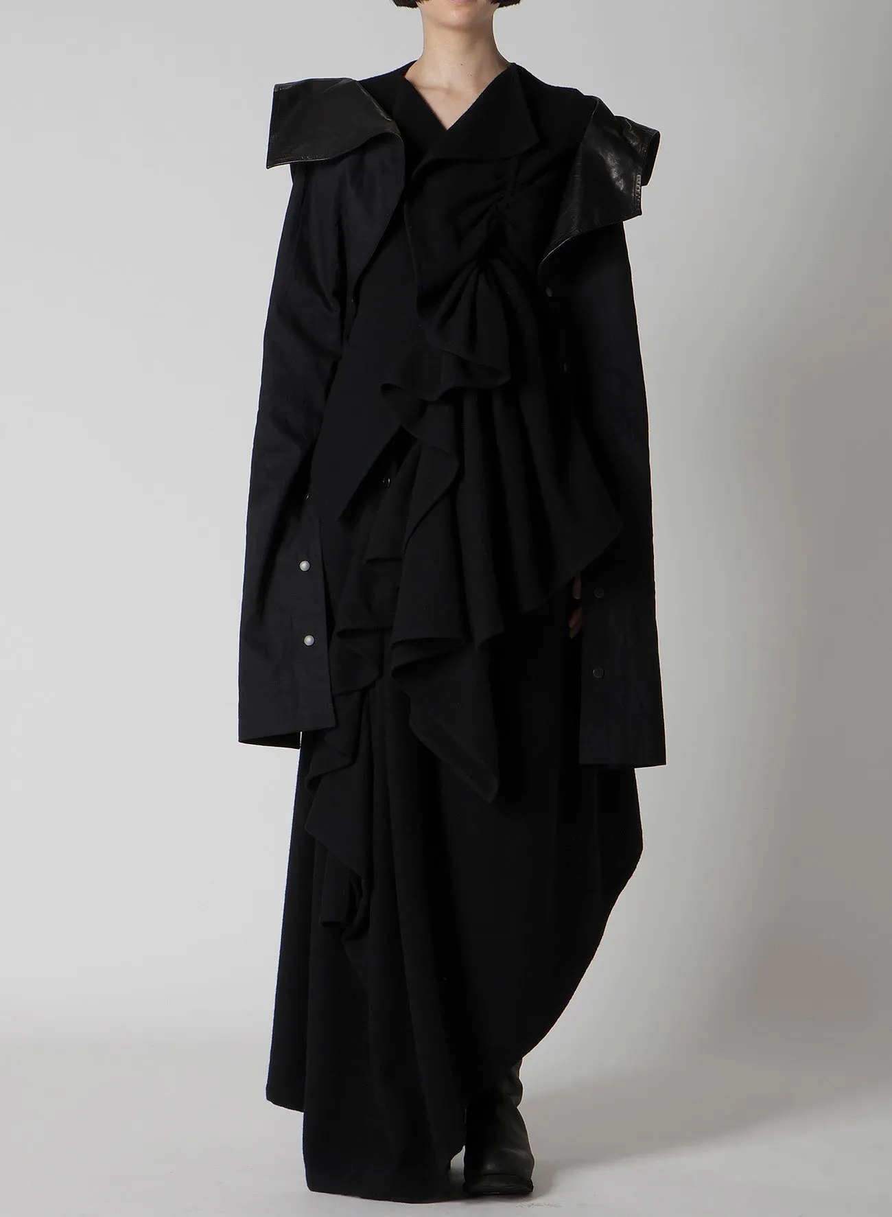 VINTAGE FLANNEL GILET JACKET sold by Yohji Yamamoto product image thumbnail 2