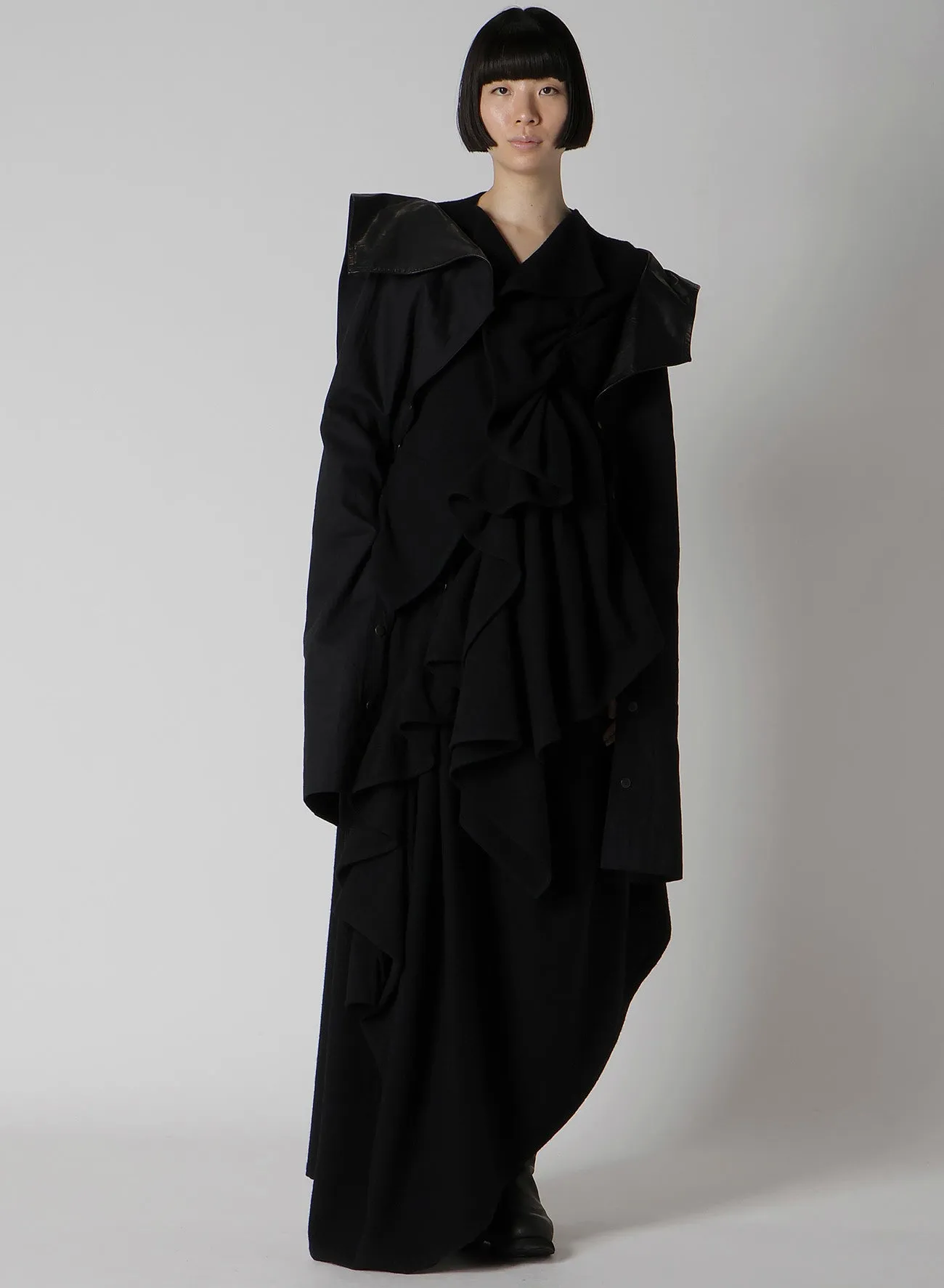 VINTAGE FLANNEL GILET JACKET sold by Yohji Yamamoto product image thumbnail 3