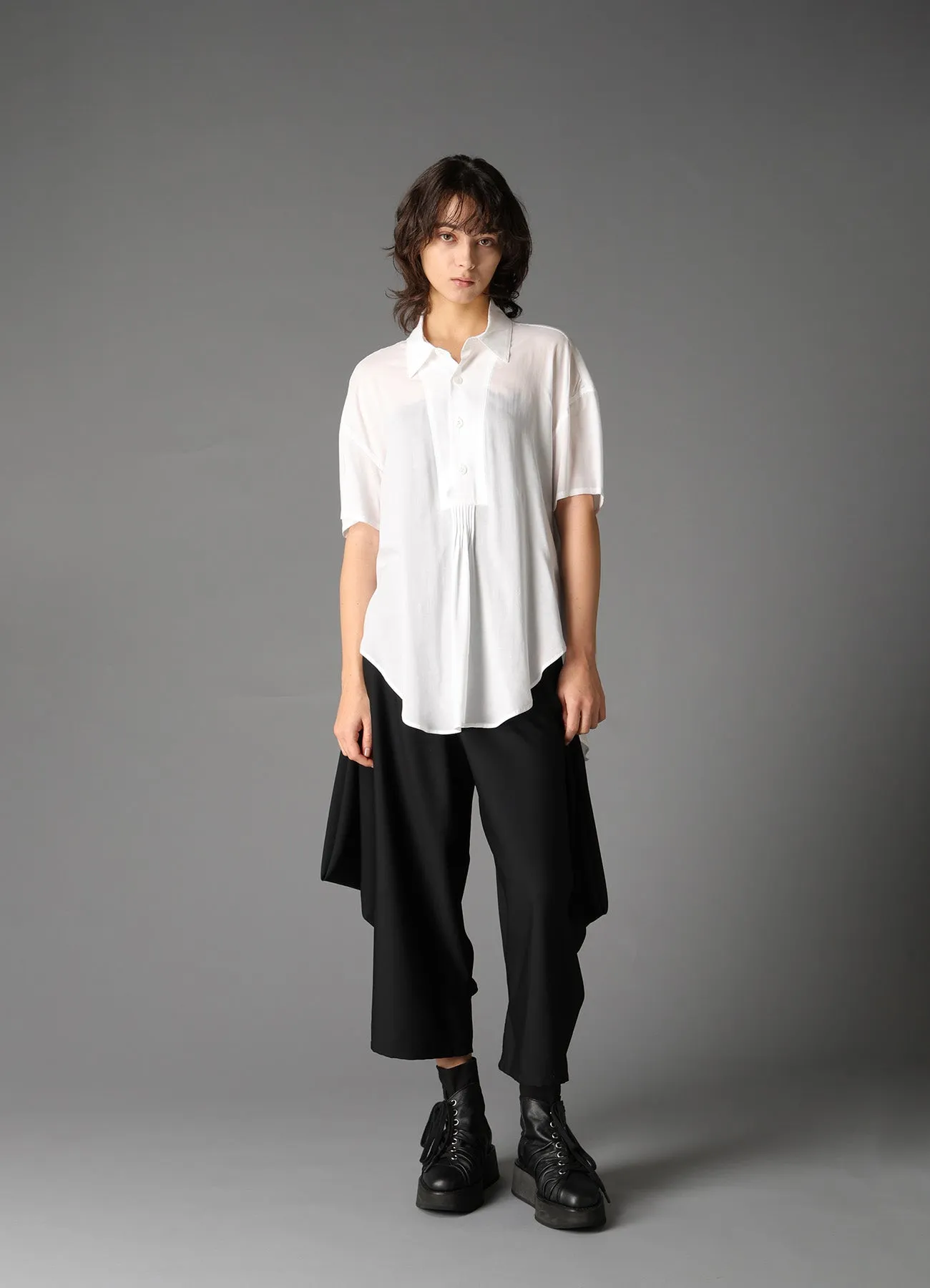 SOFT LAWN PLACKET FRON sold by Yohji Yamamoto product image thumbnail 4