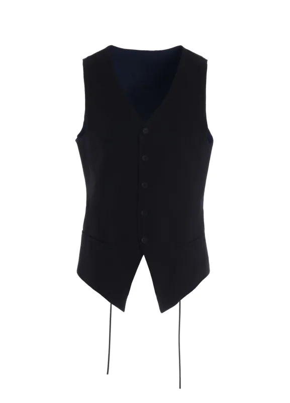 C/LI MUSLIN LACE UP VEST made by Yohji Yamamoto