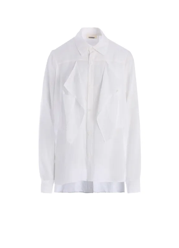 SOFT LAWN SQUARE PANEL BLOUSE sold by Yohji Yamamoto