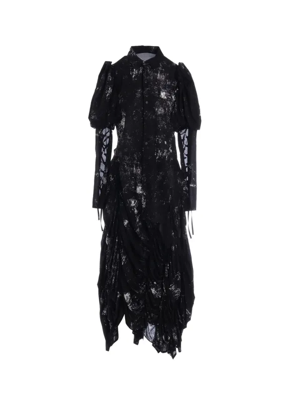 GALAXY PT GATHER DRESS made by Yohji Yamamoto