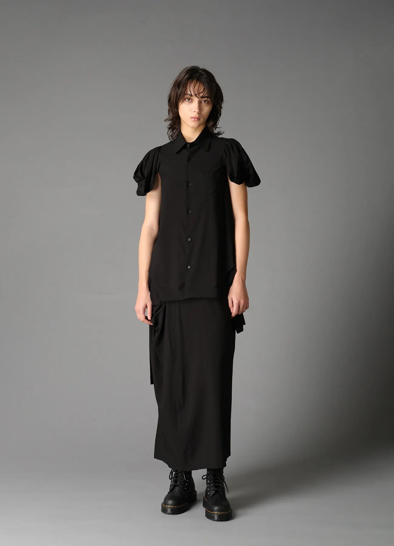 RY/ WRINKLED B TWISTED SK sold by Yohji Yamamoto product image thumbnail 4