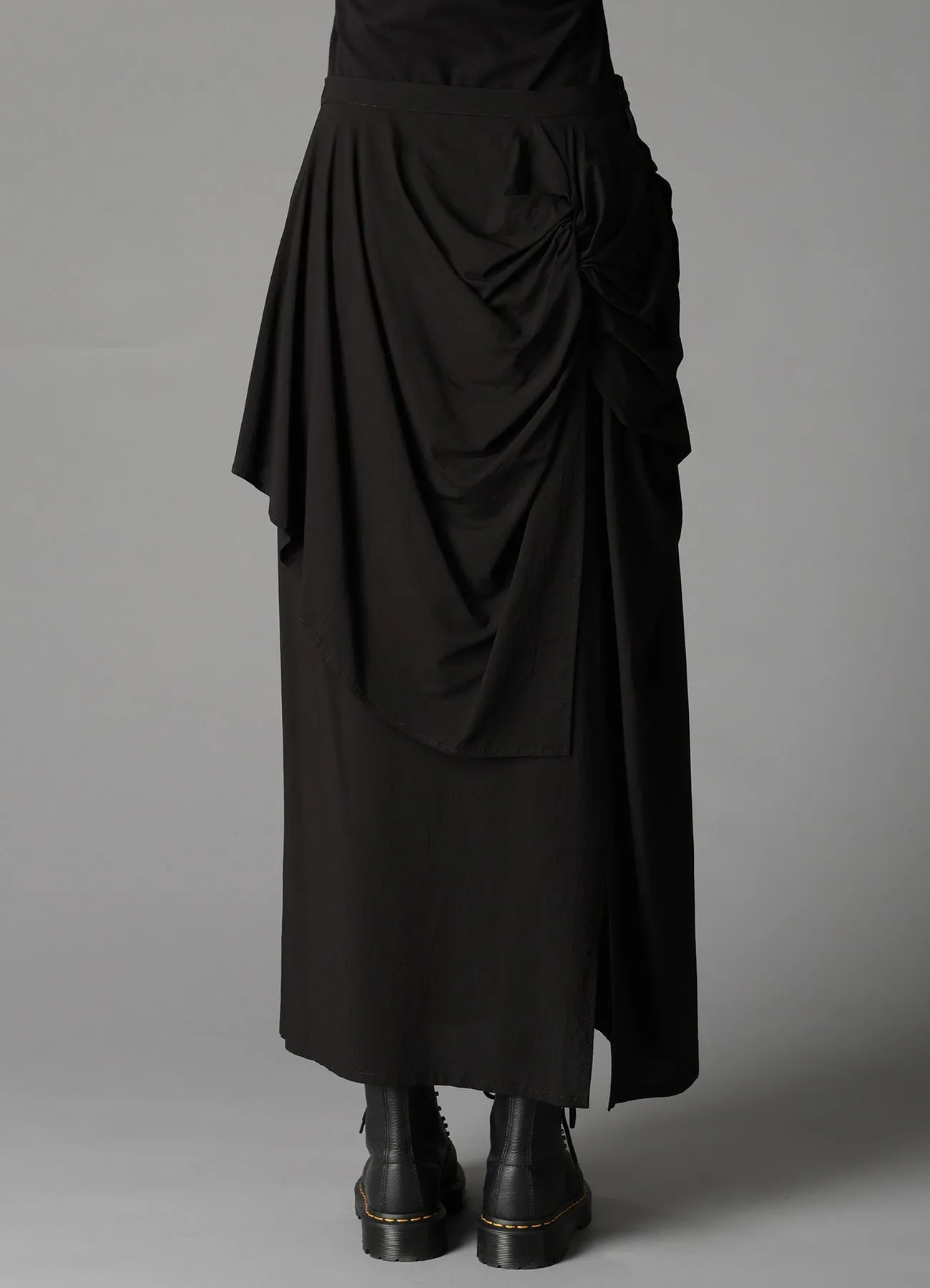 RY/ WRINKLED B TWISTED SK sold by Yohji Yamamoto product image thumbnail 5