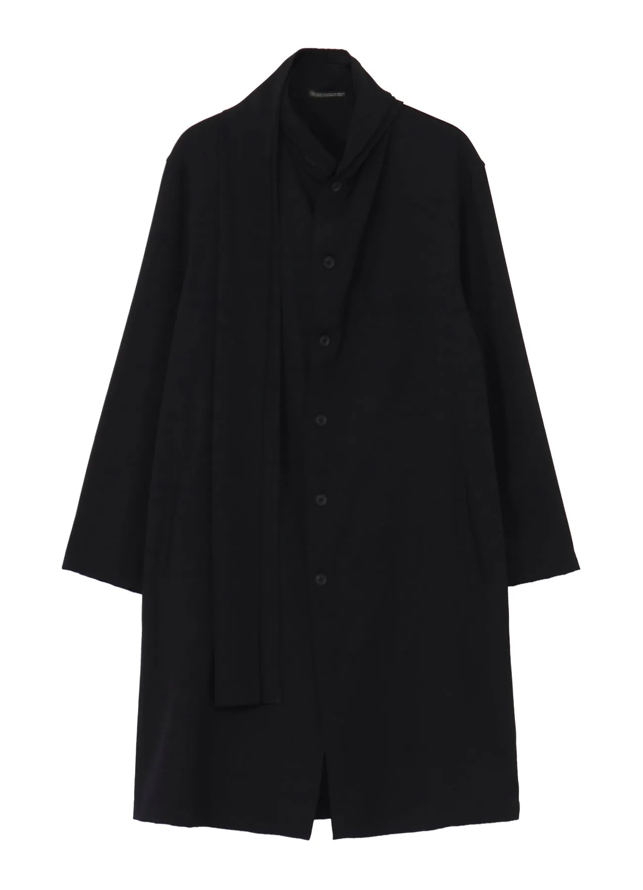 WOOL GABARDINE STOLE COAT sold by Yohji Yamamoto product image thumbnail 2