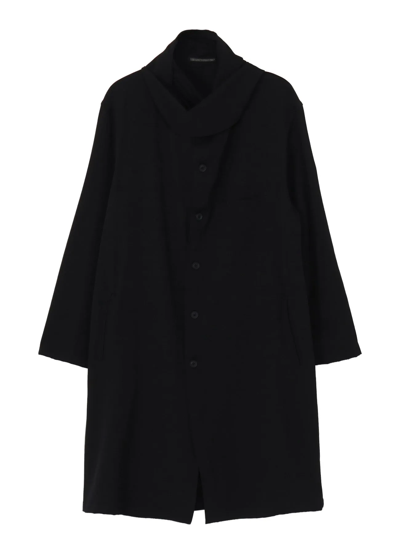 WOOL GABARDINE STOLE COAT sold by Yohji Yamamoto product image thumbnail 3