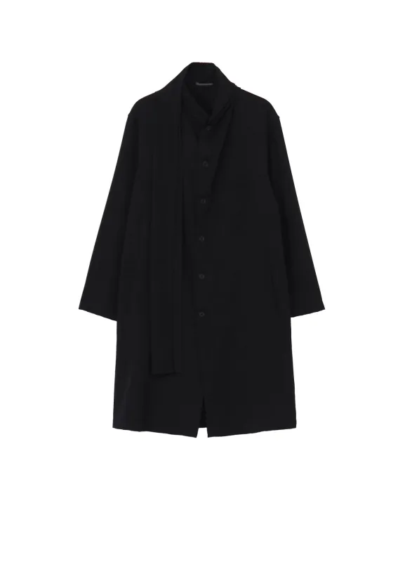 WOOL GABARDINE STOLE COAT sold by Yohji Yamamoto