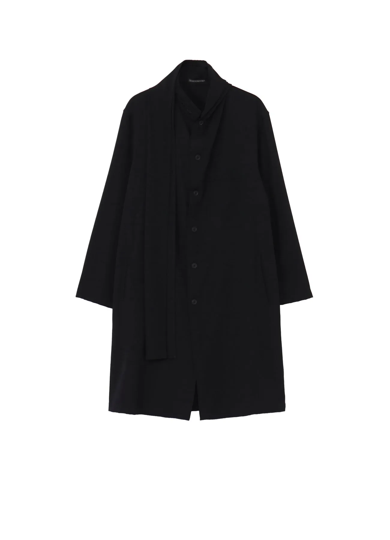 WOOL GABARDINE STOLE COAT sold by Yohji Yamamoto