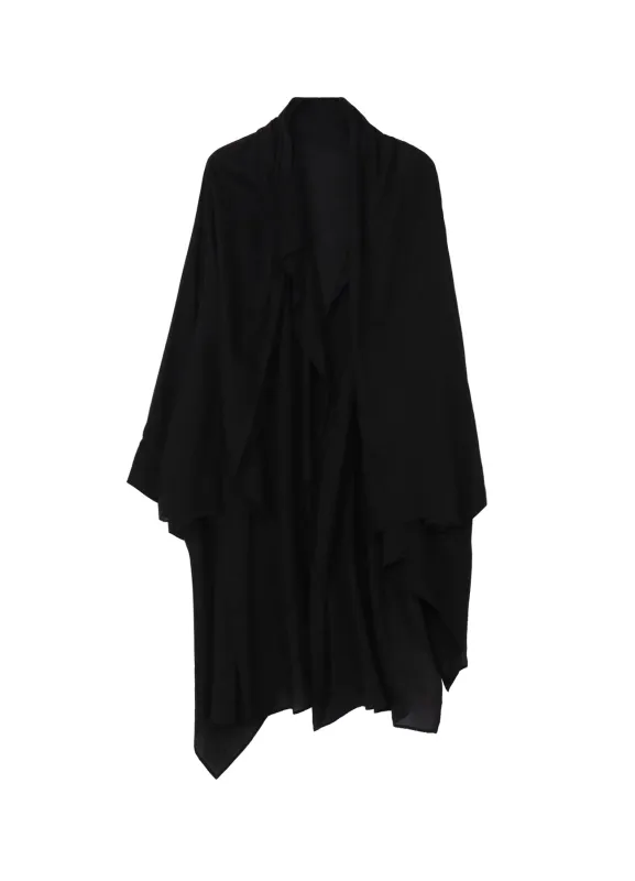 CELLULOSE LAWN ASYMMETRIC DRAPED BLOUSE made by Yohji Yamamoto